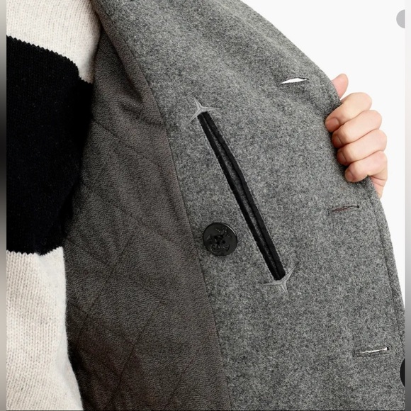 New JCrew Dock peacoat with Thinsulate - Picture 3 of 7